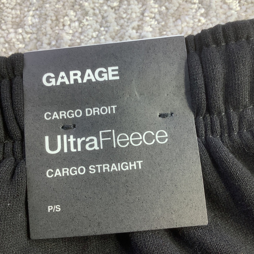 Garage UltraFleece Cargo Straight Sweatpants Jet Black Size Small NWT - Picture 4 of 14